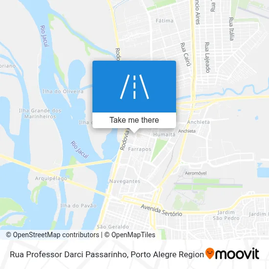 Rua Professor Darci Passarinho map