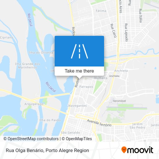 Rua Olga Benário map