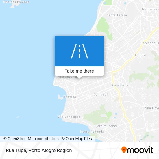 Rua Tupã map