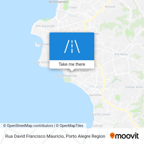 Rua David Francisco Maurício map
