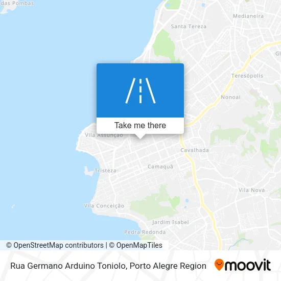 Rua Germano Arduino Toniolo map