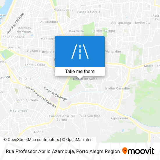 Rua Professor Abílio Azambuja map