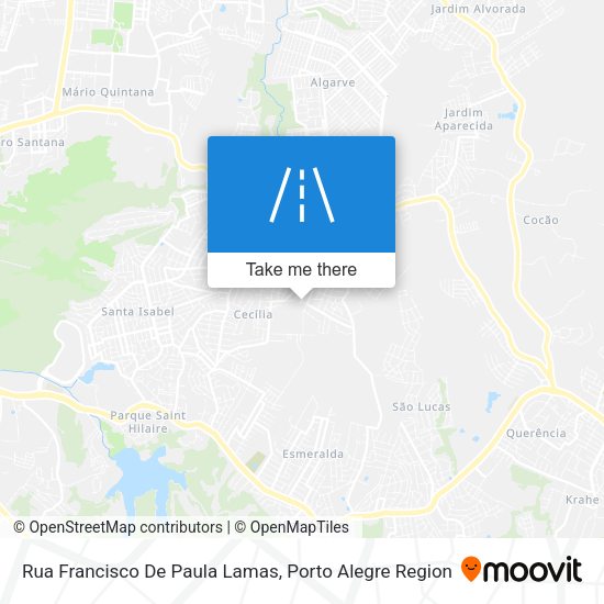 Rua Francisco De Paula Lamas map