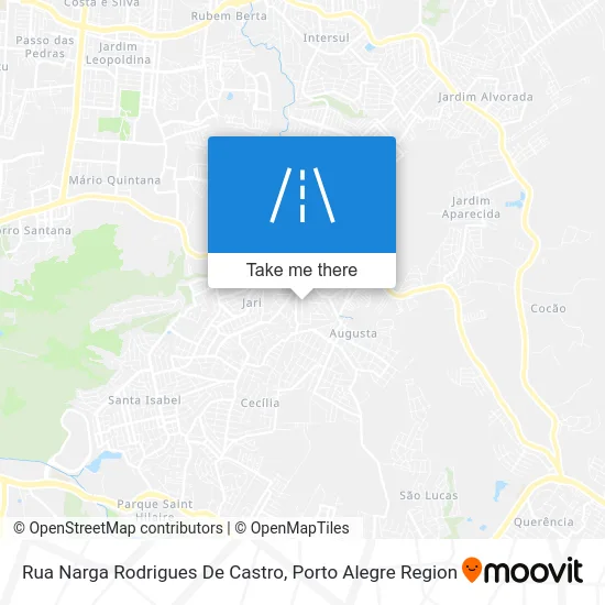 Rua Narga Rodrigues De Castro map