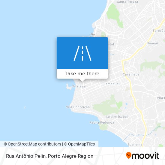 Rua Antônio Pelin map