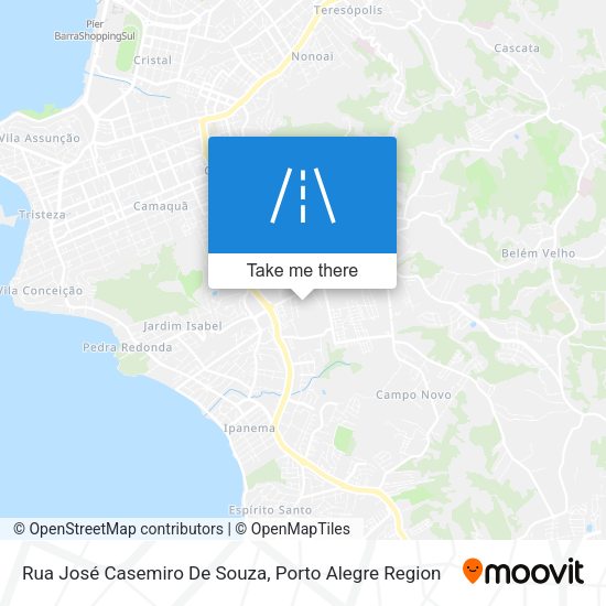 Rua José Casemiro De Souza map