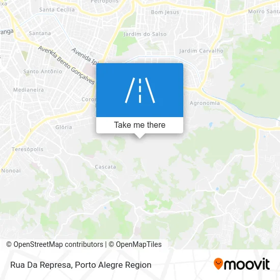 Rua Da Represa map