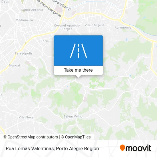 Rua Lomas Valentinas map