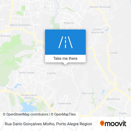Rua Dario Gonçalves Molho map