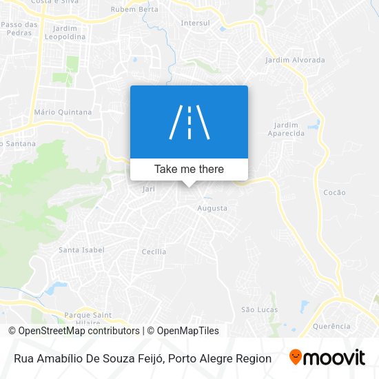Rua Amabílio De Souza Feijó map