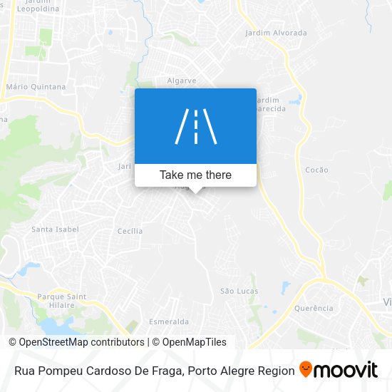 Rua Pompeu Cardoso De Fraga map