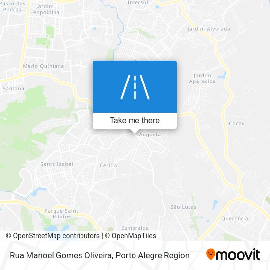Rua Manoel Gomes Oliveira map