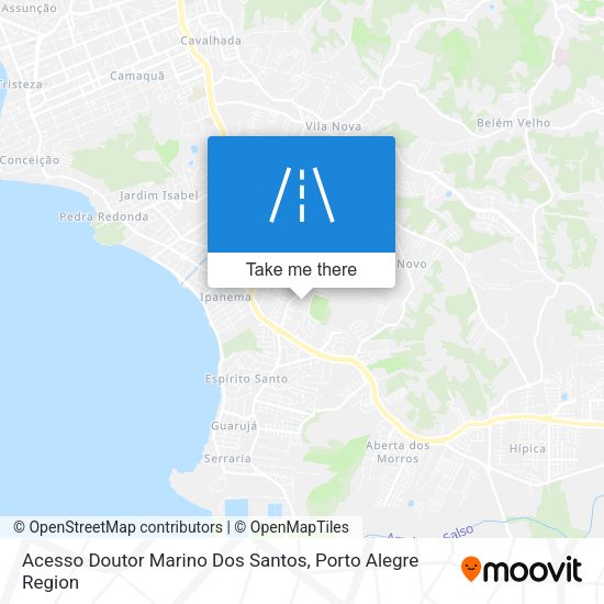 Acesso Doutor Marino Dos Santos map