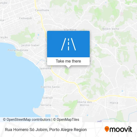 Rua Homero Só Jobim map