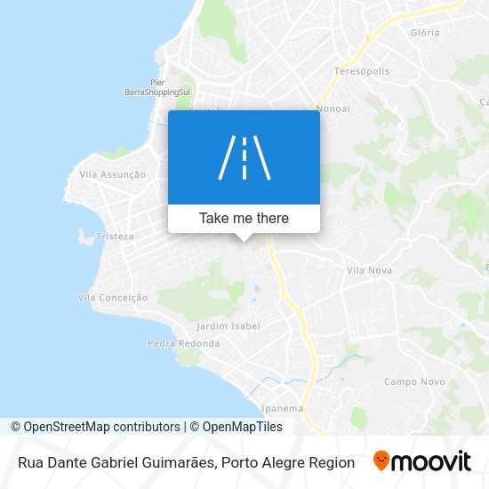 Rua Dante Gabriel Guimarães map