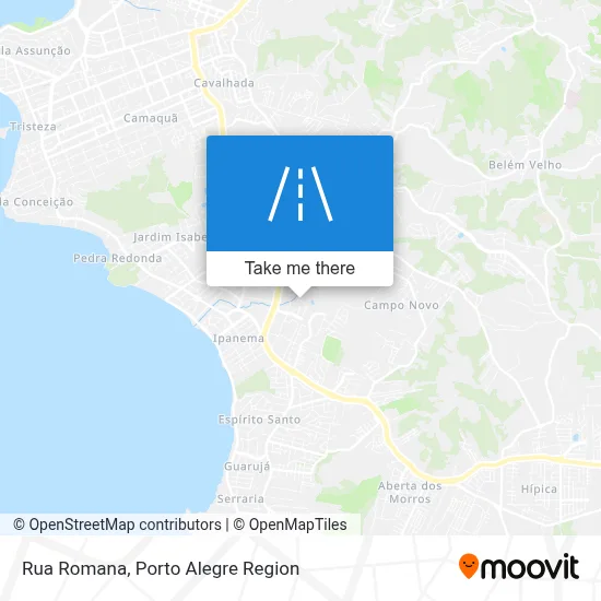 Rua Romana map