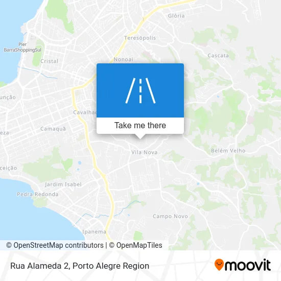 Rua Alameda 2 map