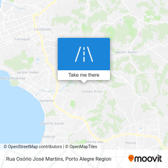 Rua Osório José Martins map