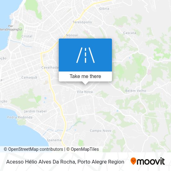 Acesso Hélio Alves Da Rocha map