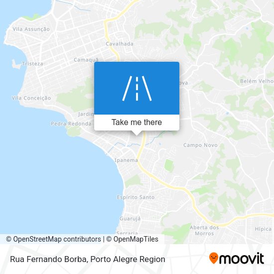 Rua Fernando Borba map