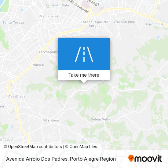 Avenida Arroio Dos Padres map