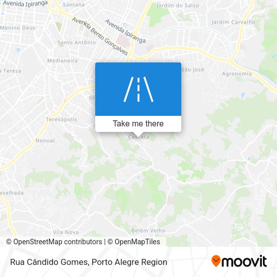 Rua Cândido Gomes map