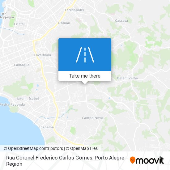 Rua Coronel Frederico Carlos Gomes map