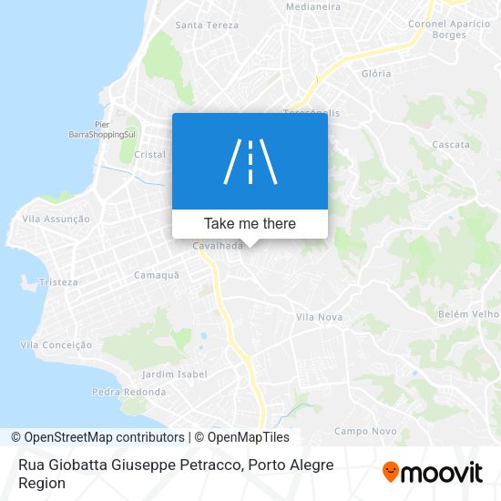 Rua Giobatta Giuseppe Petracco map