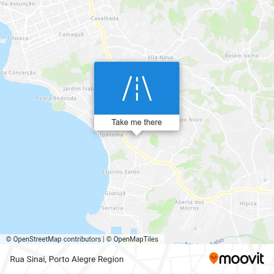 Rua Sinai map