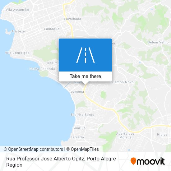 Rua Professor José Alberto Opitz map
