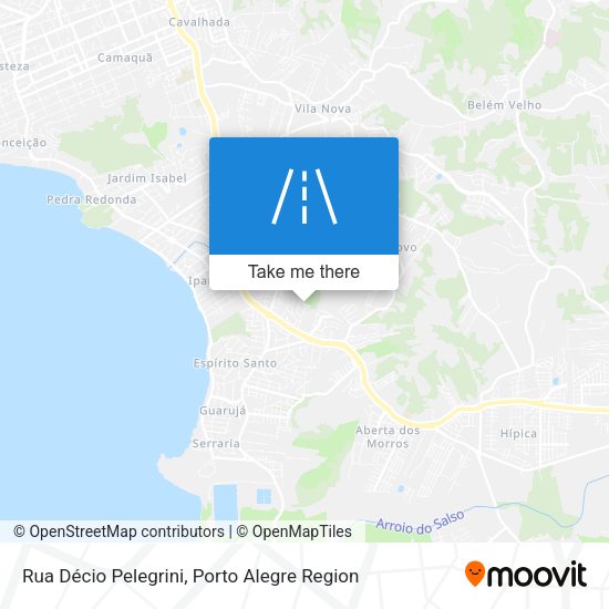 Rua Décio Pelegrini map