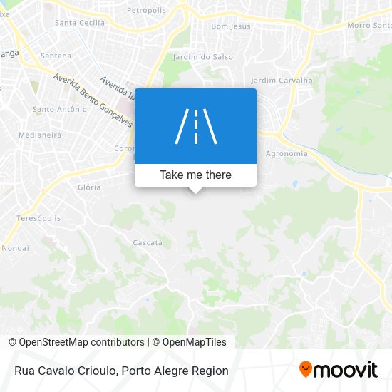 Rua Cavalo Crioulo map