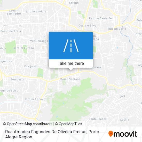 Rua Amadeu Fagundes De Oliveira Freitas map