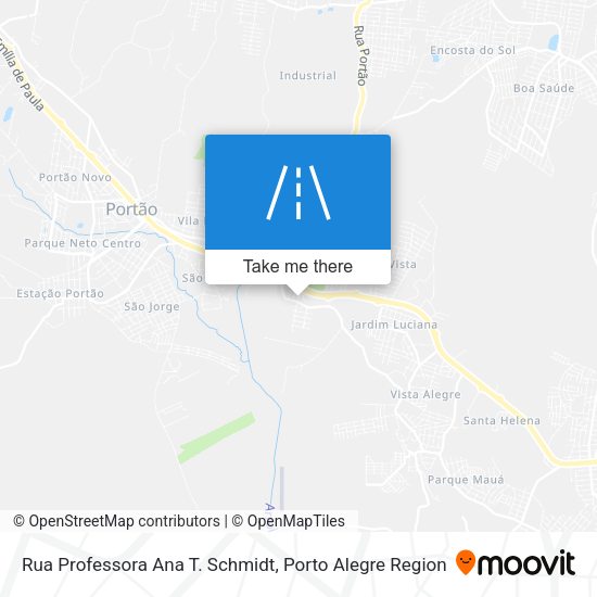Rua Professora Ana T. Schmidt map
