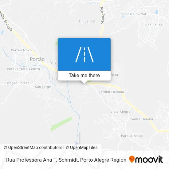 Rua Professora Ana T. Schmidt map
