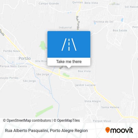 Rua Alberto Pasqualini map