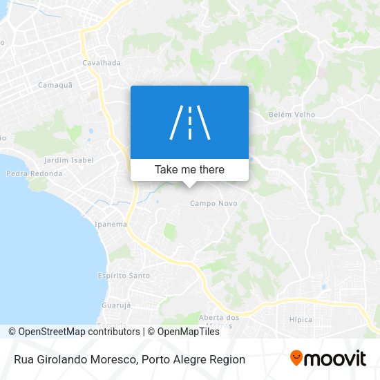 Rua Girolando Moresco map