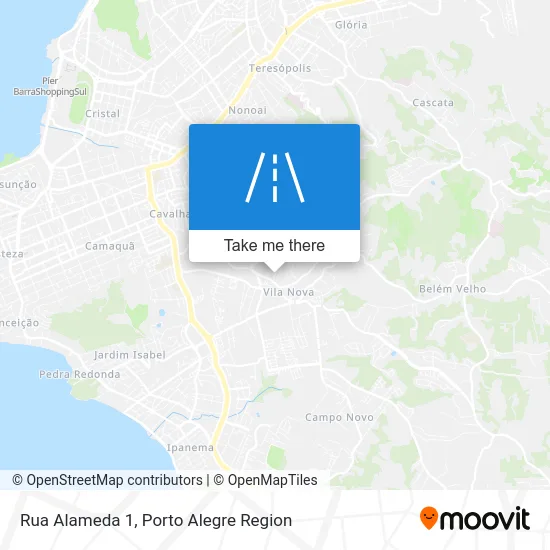 Rua Alameda 1 map