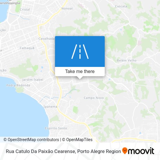 Rua Catulo Da Paixão Cearense map