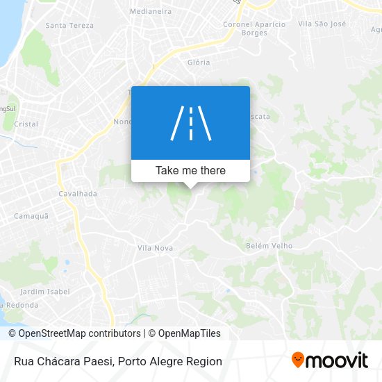Rua Chácara Paesi map