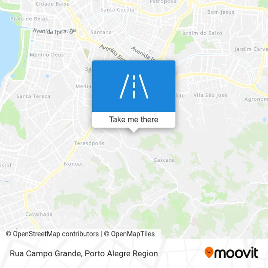 Rua Campo Grande map