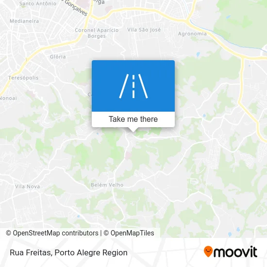 Rua Freitas map