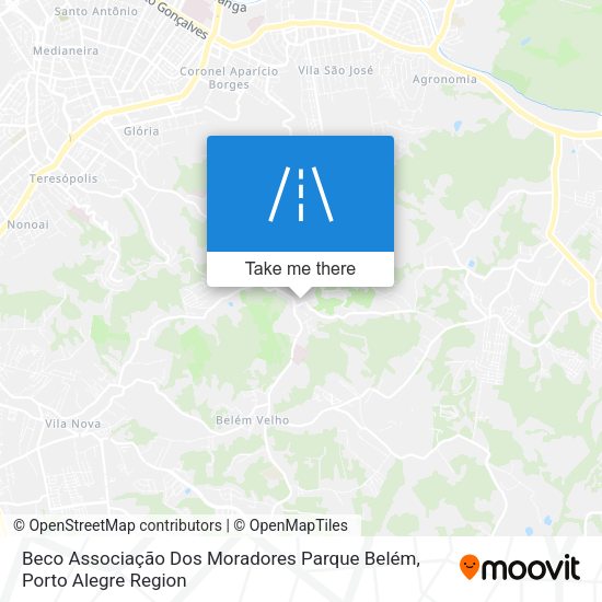 Beco Associação Dos Moradores Parque Belém map
