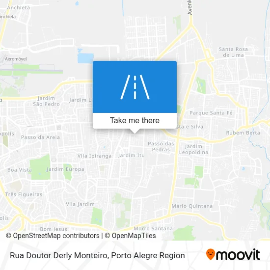 Rua Doutor Derly Monteiro map