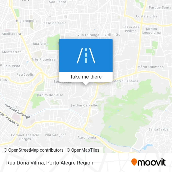 Rua Dona Vilma map