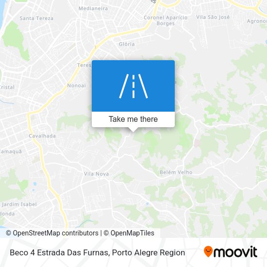 Beco 4 Estrada Das Furnas map