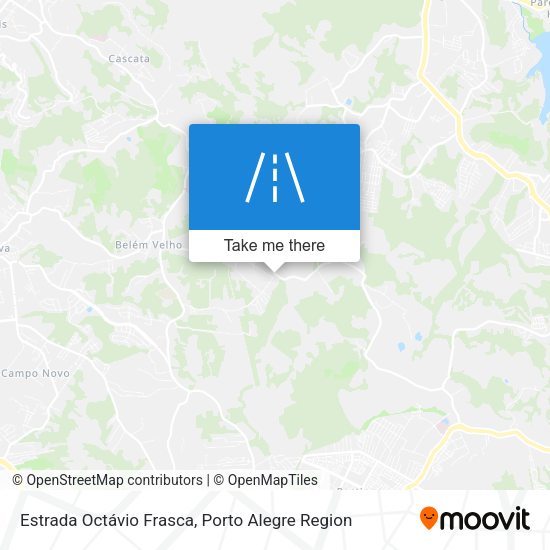 Estrada Octávio Frasca map