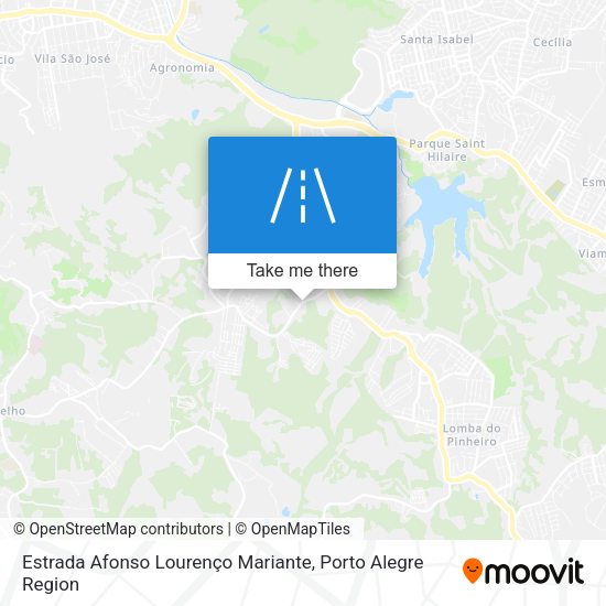 Estrada Afonso Lourenço Mariante map