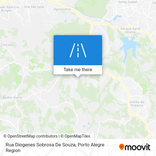 Rua Diogenes Sobrosa De Souza map