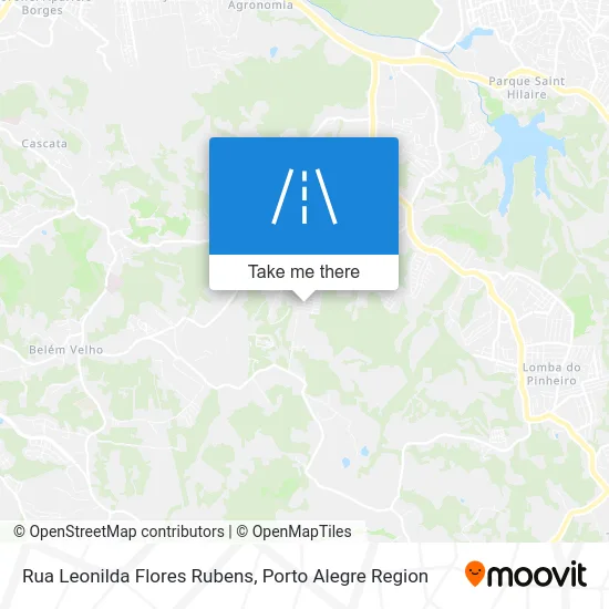 Rua Leonilda Flores Rubens map